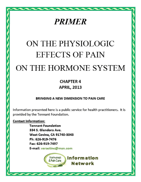 Chapter 4: On The Physiologic Effects Of Pain On The Hormone System