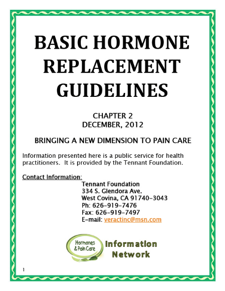Chapter 2: Basic Hormone Replacement Guidelines