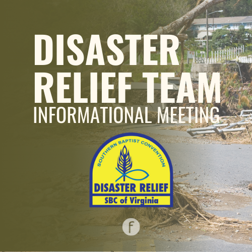 Disaster Relief Team Informational Meeting