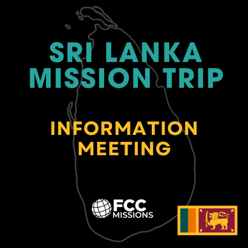 Sri Lanka Mission Trip Information Meeting