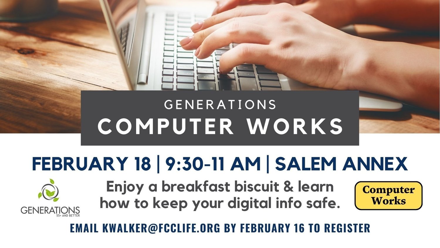 Generations: Breakfast & Computer Works — Fellowship Community Church