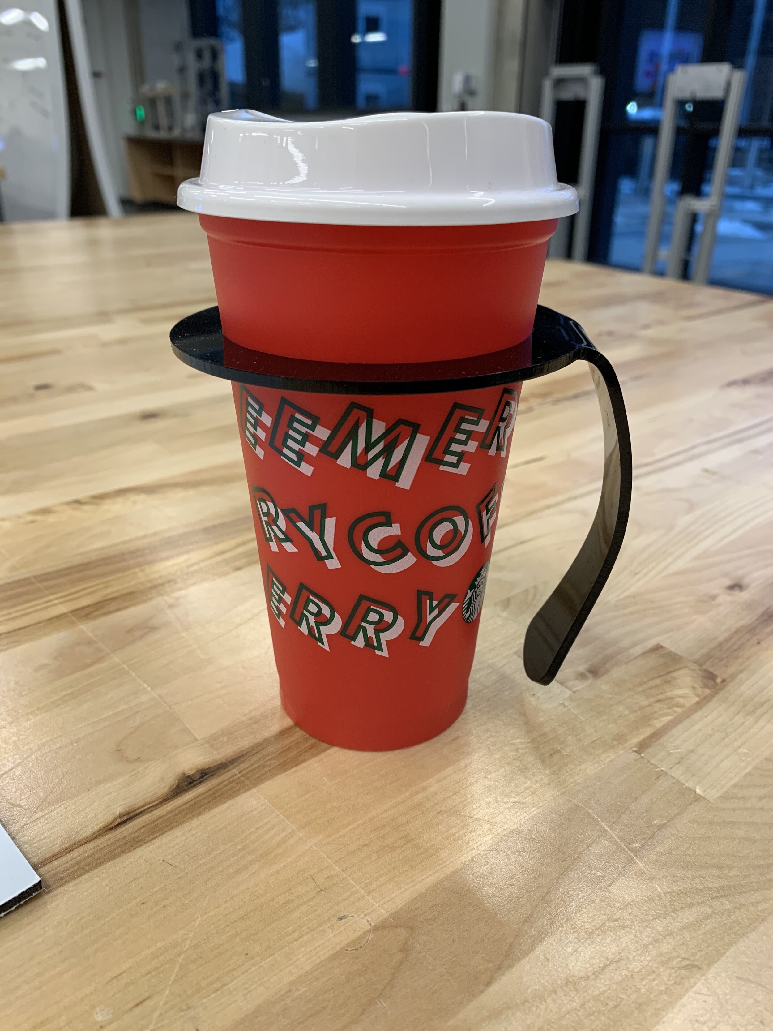 Variation of the design without the base. I liked the minimalist design, but the cup was much less stable.