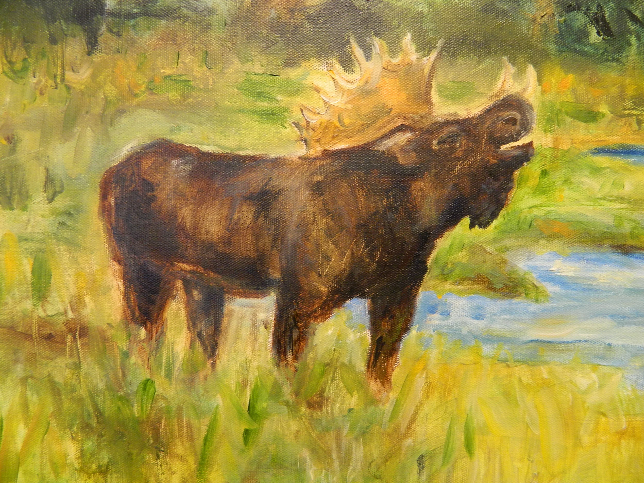 Moose Call (moose close up)