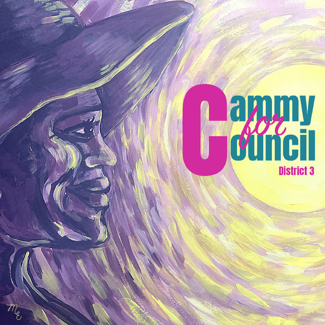 Sticker for Cammy Watkins for Council for District 3