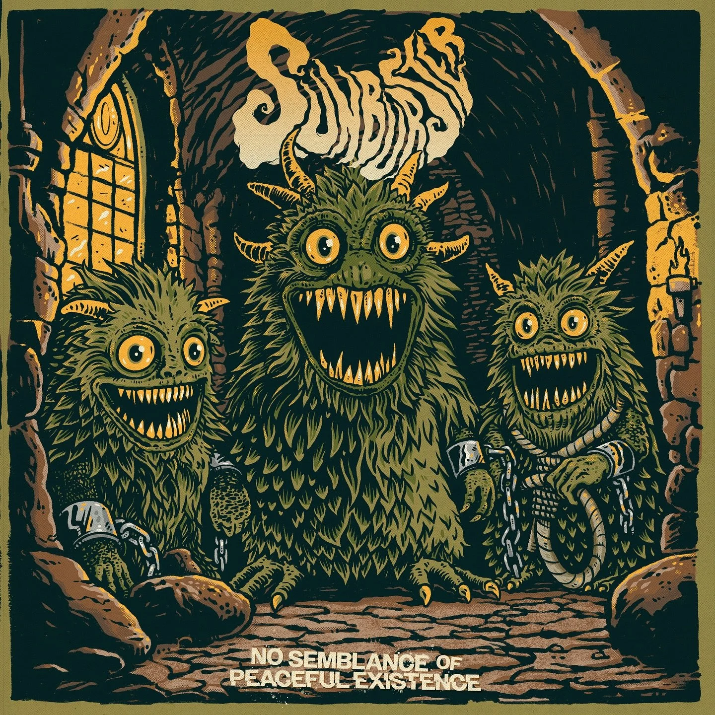 @sunbursterpa ‘No Semblance Of Peaceful Existence’ is out TODAY 💀 
10 misery filled yet cathartic sludge rippers that ride the line between Crowbar, Eyehategod and Alice In Chains ⛓️‍💥 
Hit the link in bio to listen front to back an