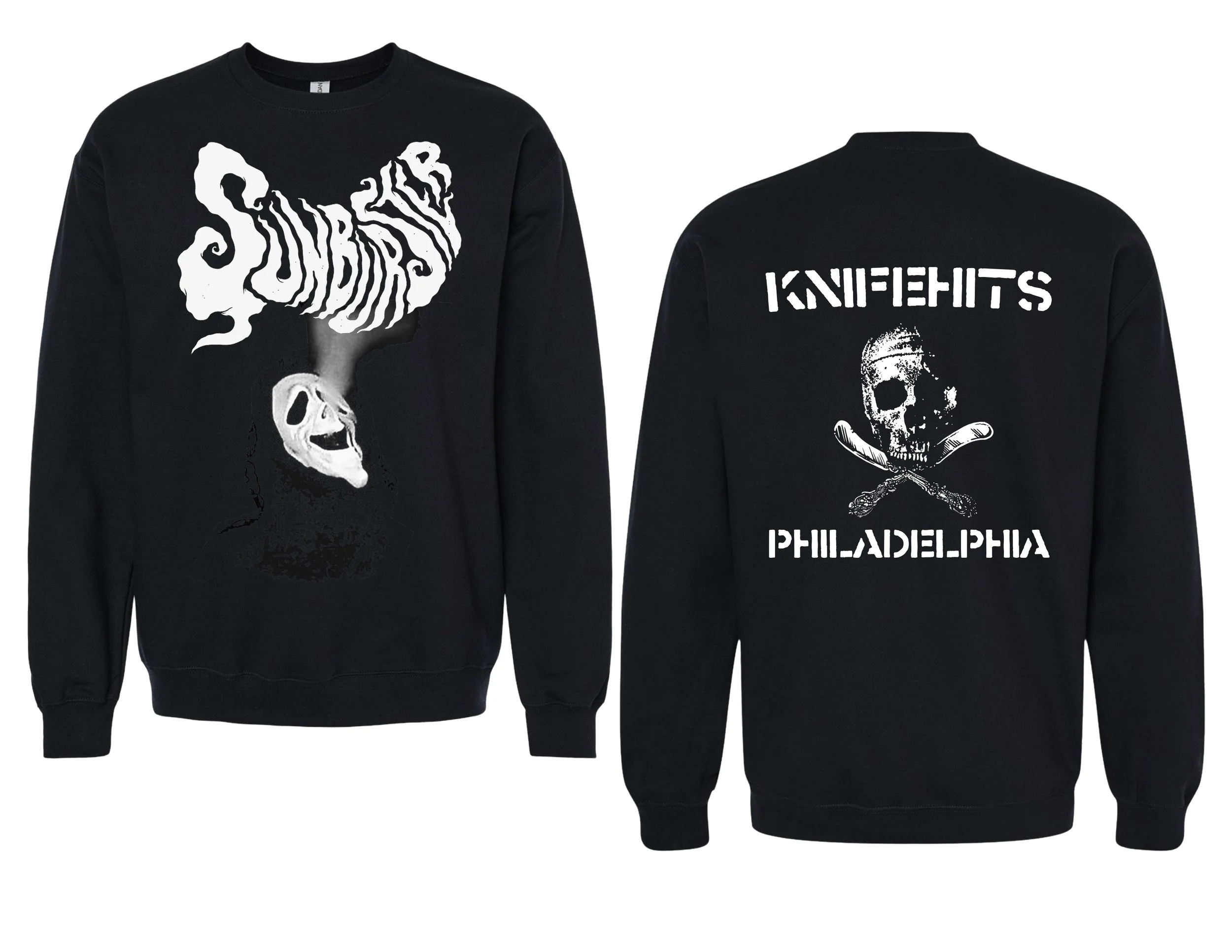 Sunburster 'Scream' crewneck sweatshirt