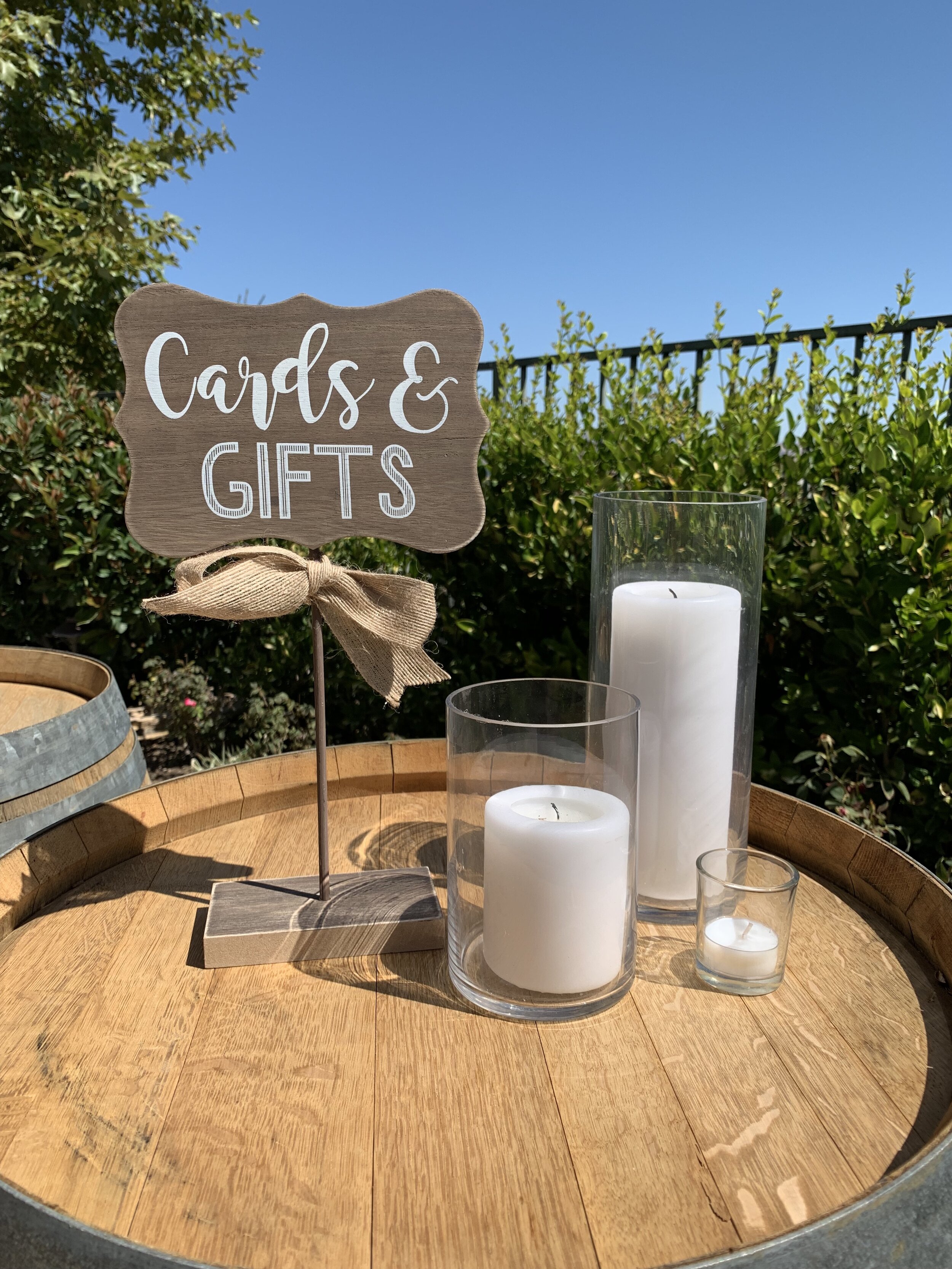 Wood Cards & Gifts Sign