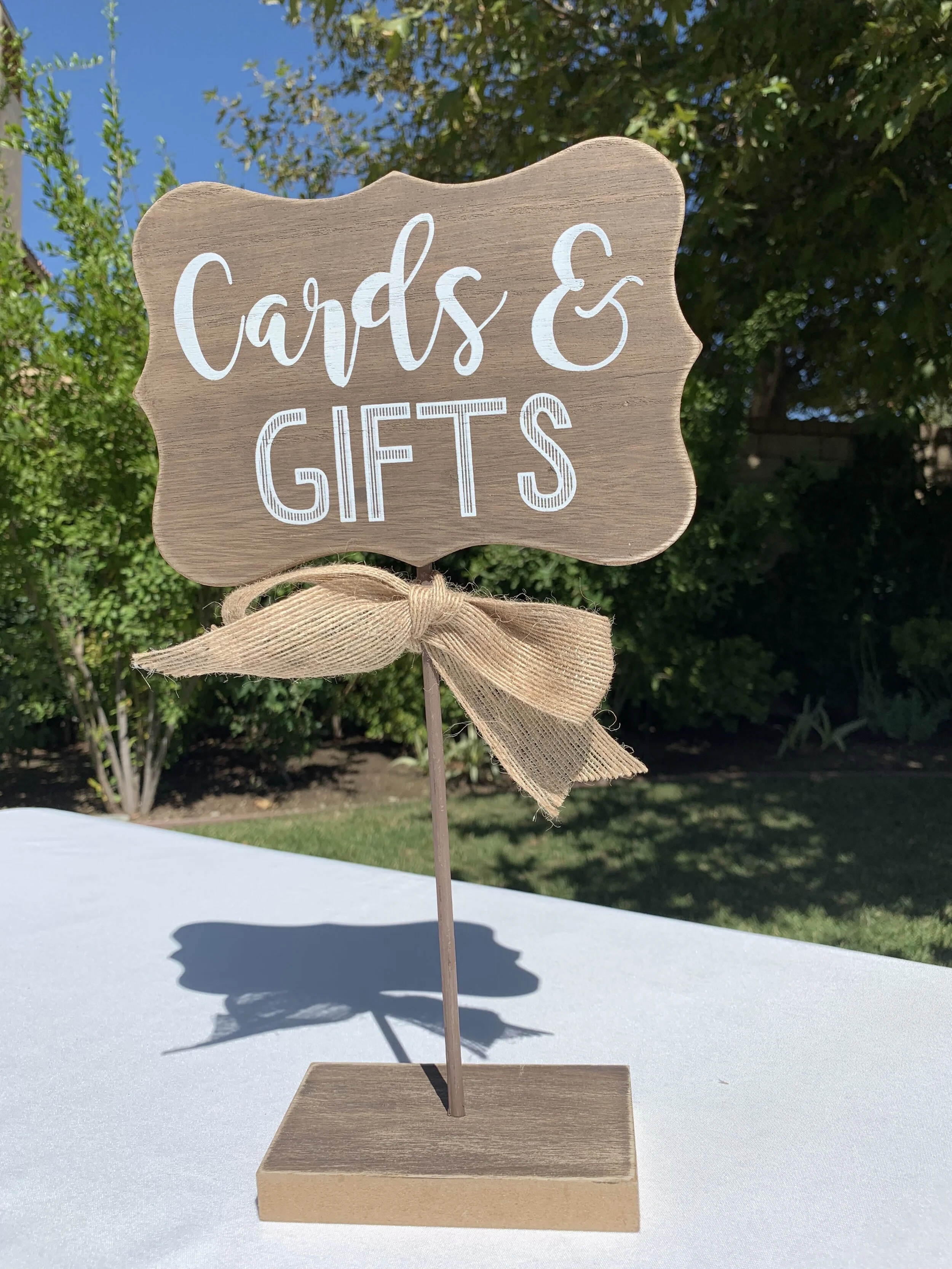 Wood Cards & Gifts Sign