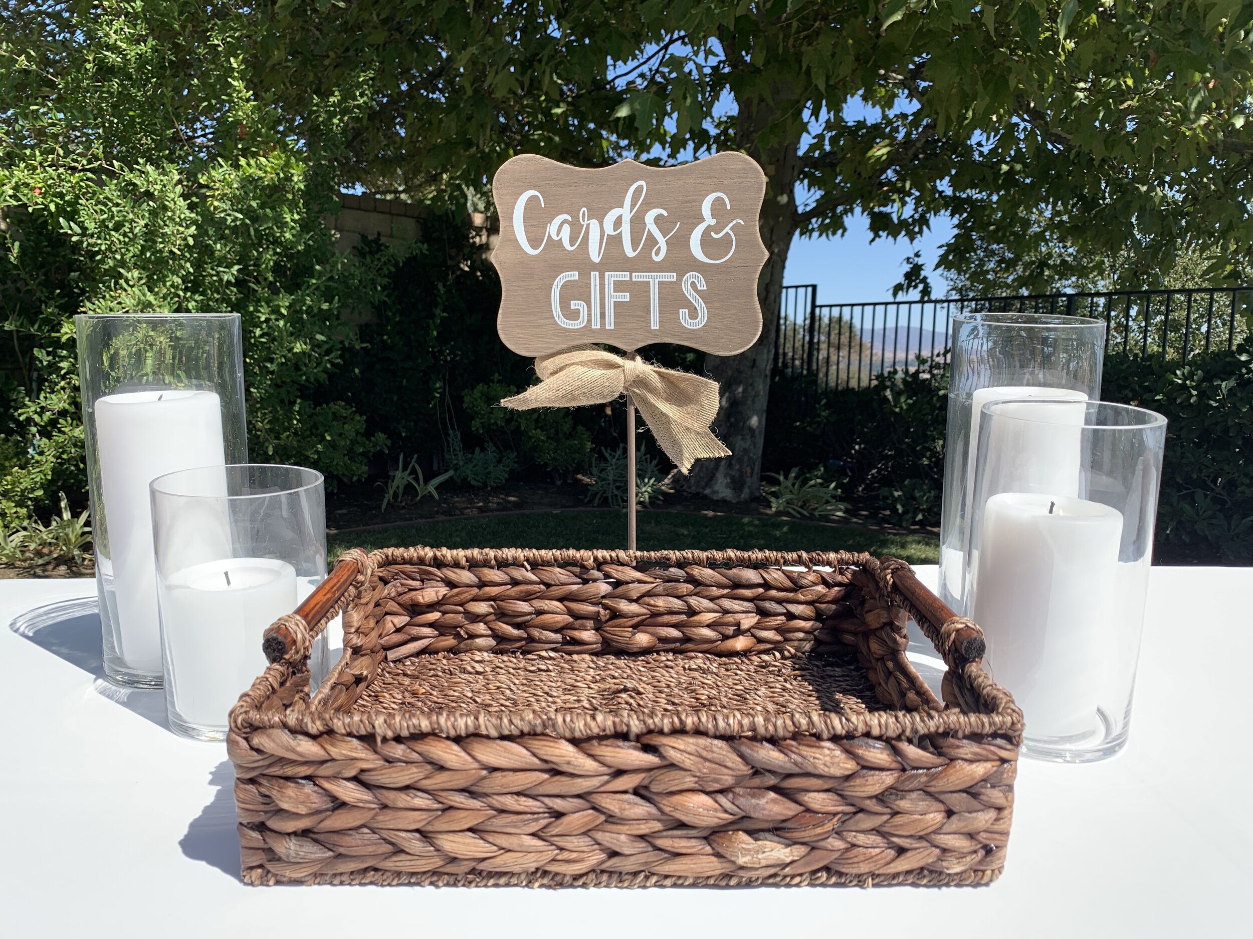 Wooden Wicker Basket