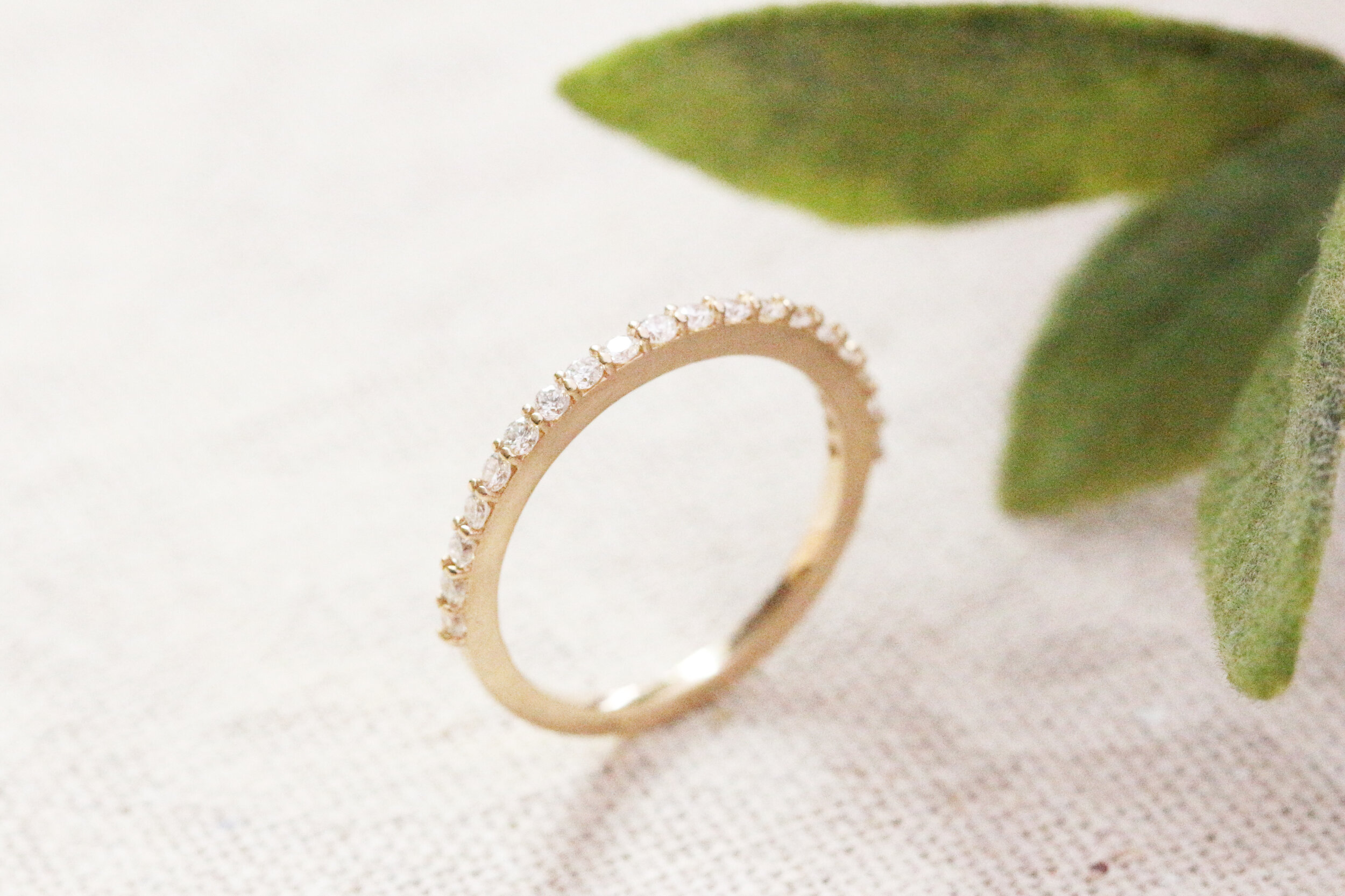 Petite Half Eternity Band