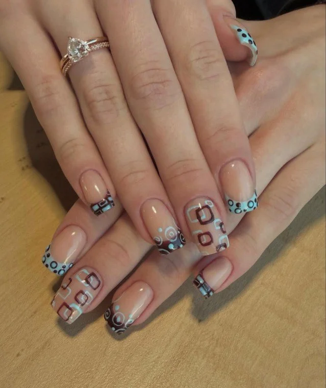 Perfection 🩵🤎
Nail Artist: McKenna