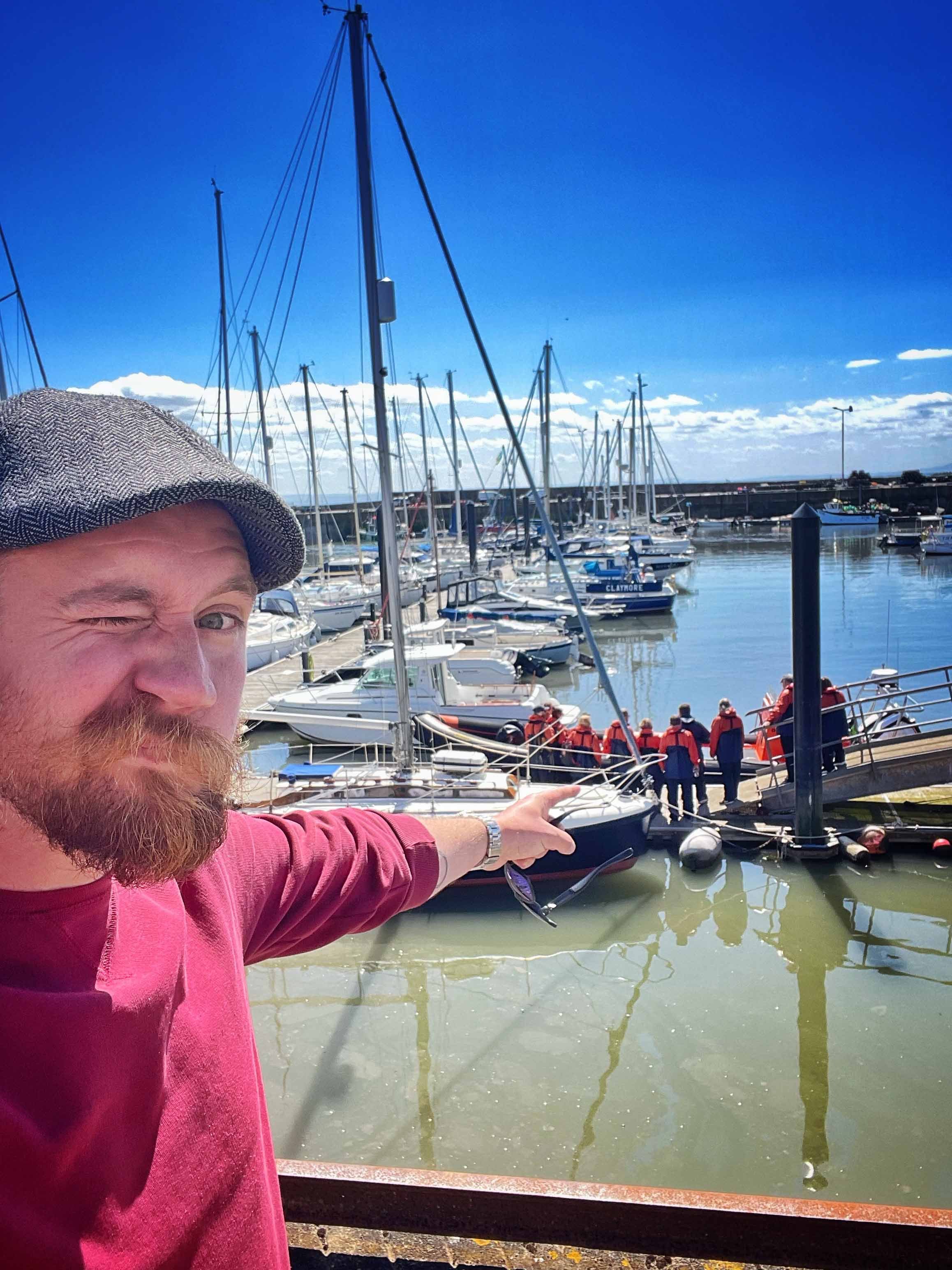 Tour guide chris in crail