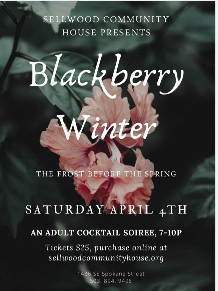 Blackberry Winter - DATE CHANGED
