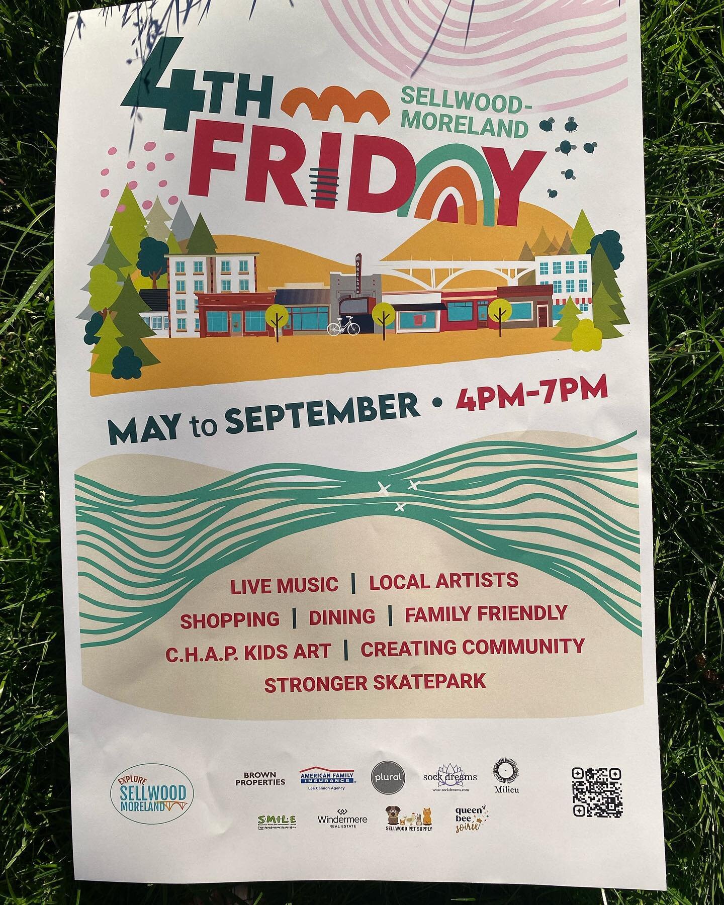 NEW! 4th FRIDAY
MAY to SEPTEMBER 
4-7PM 
LIVE MUSIC | LOCAL ARTISTS | DINING | FAMILY FRIENDLY | CREATING COMMUNITY