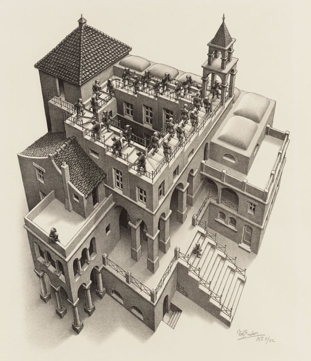 Ascending and Descending, 1960, M.C. Escher