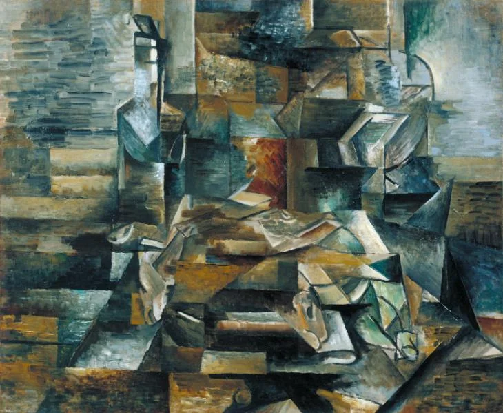 Bottle and Fishes, 1910-1912, Georges Braque