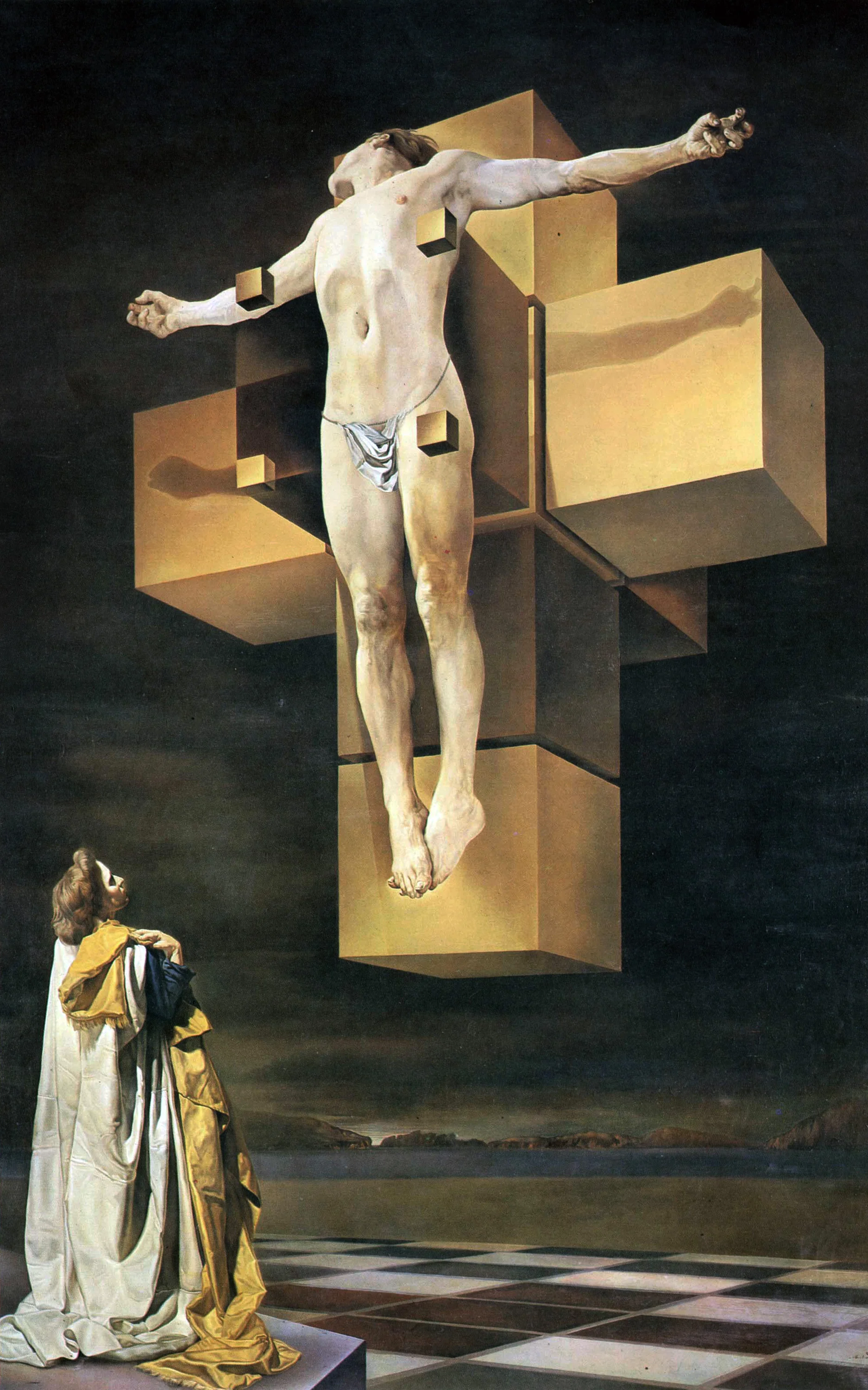 Crucifixion, 1954, Salvador Dali