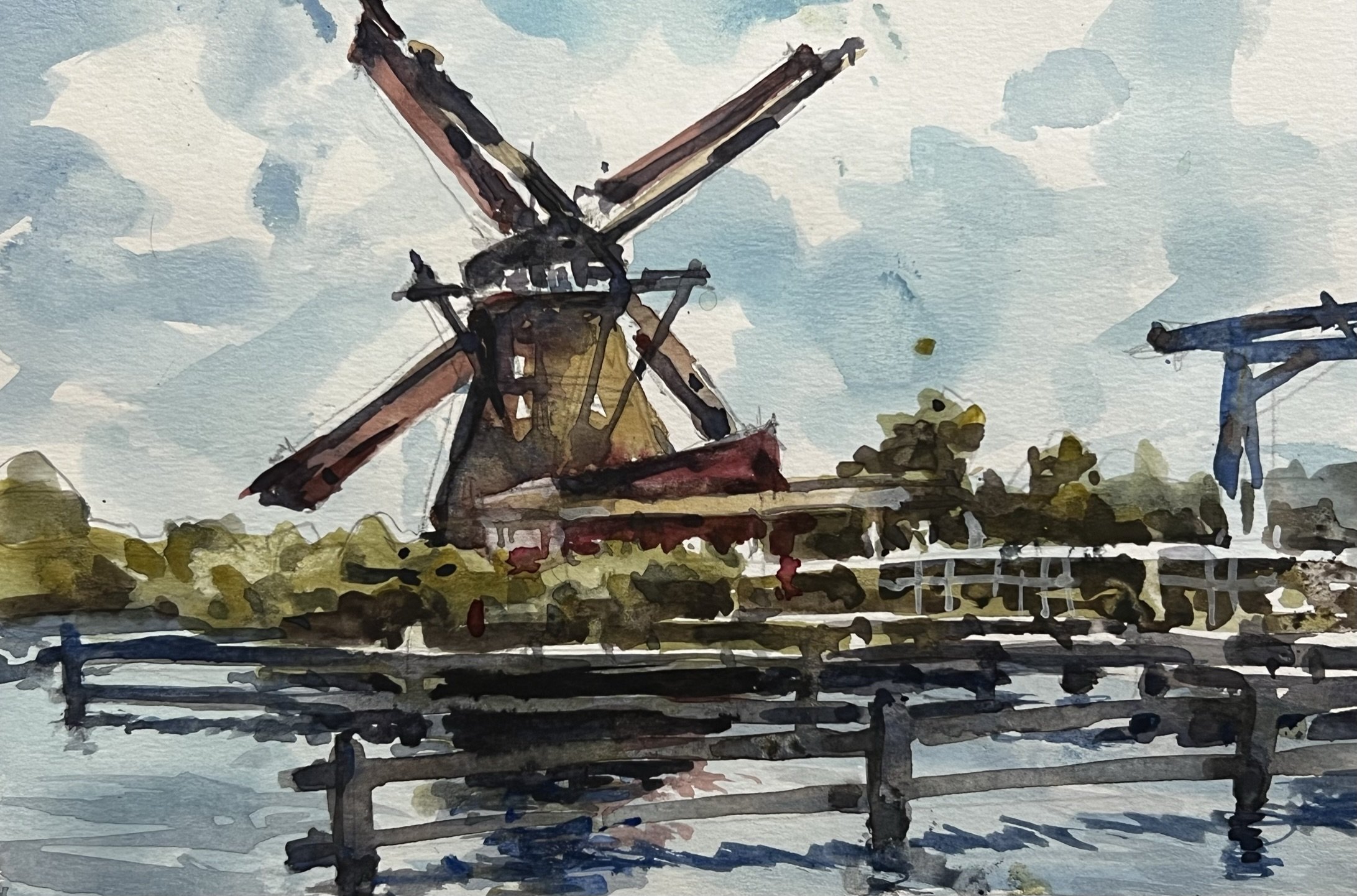 Windmill in Marsh