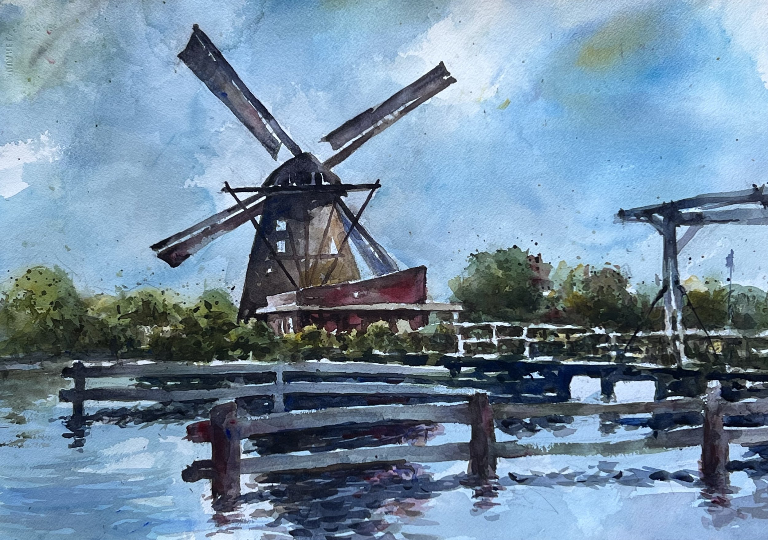 Windmill in Marsh