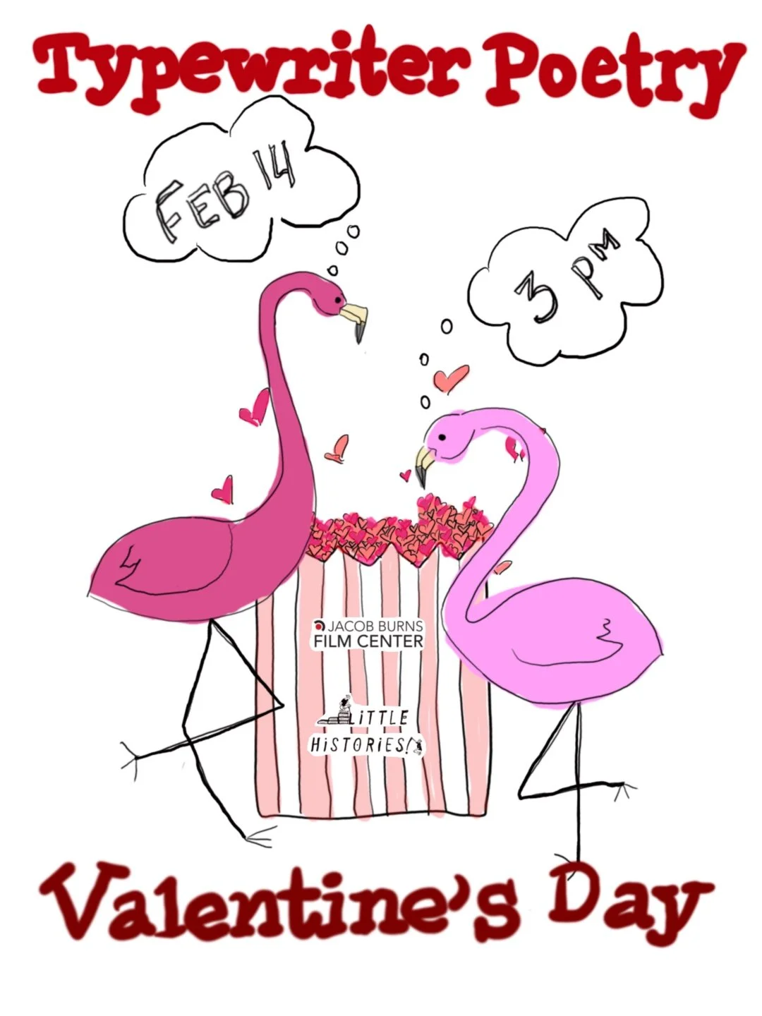 Valentine's Day Typewriter Poetry at the Jacob Burns Film Center