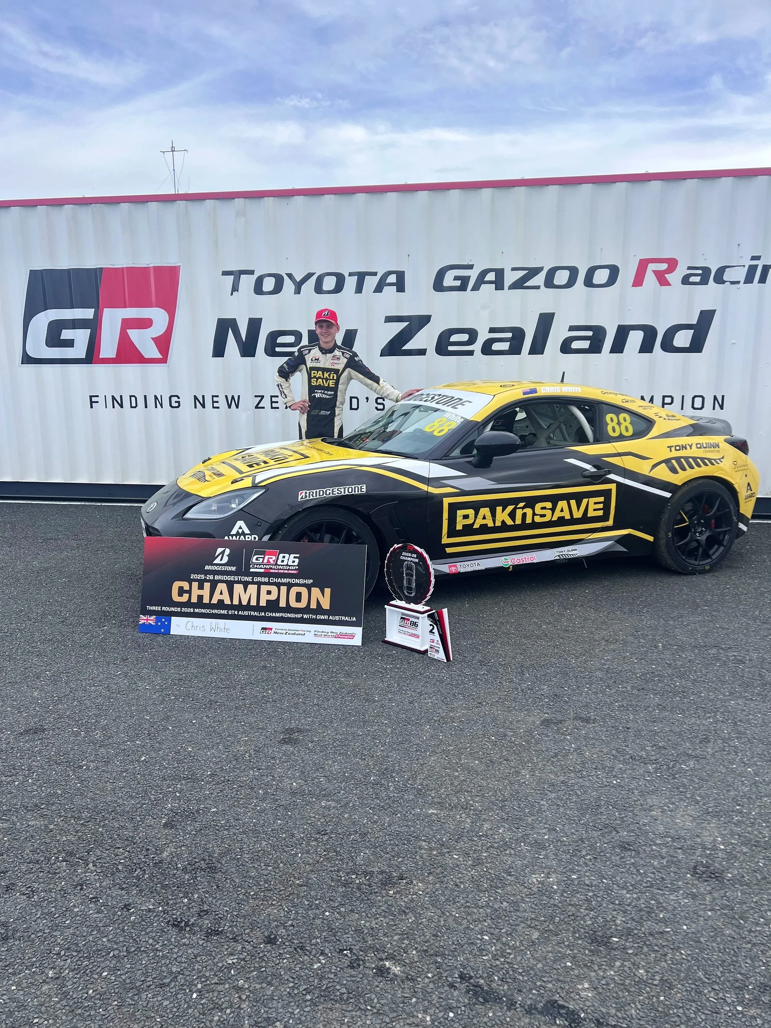  Chris with the Title Winning Car - 📸 Isabella 