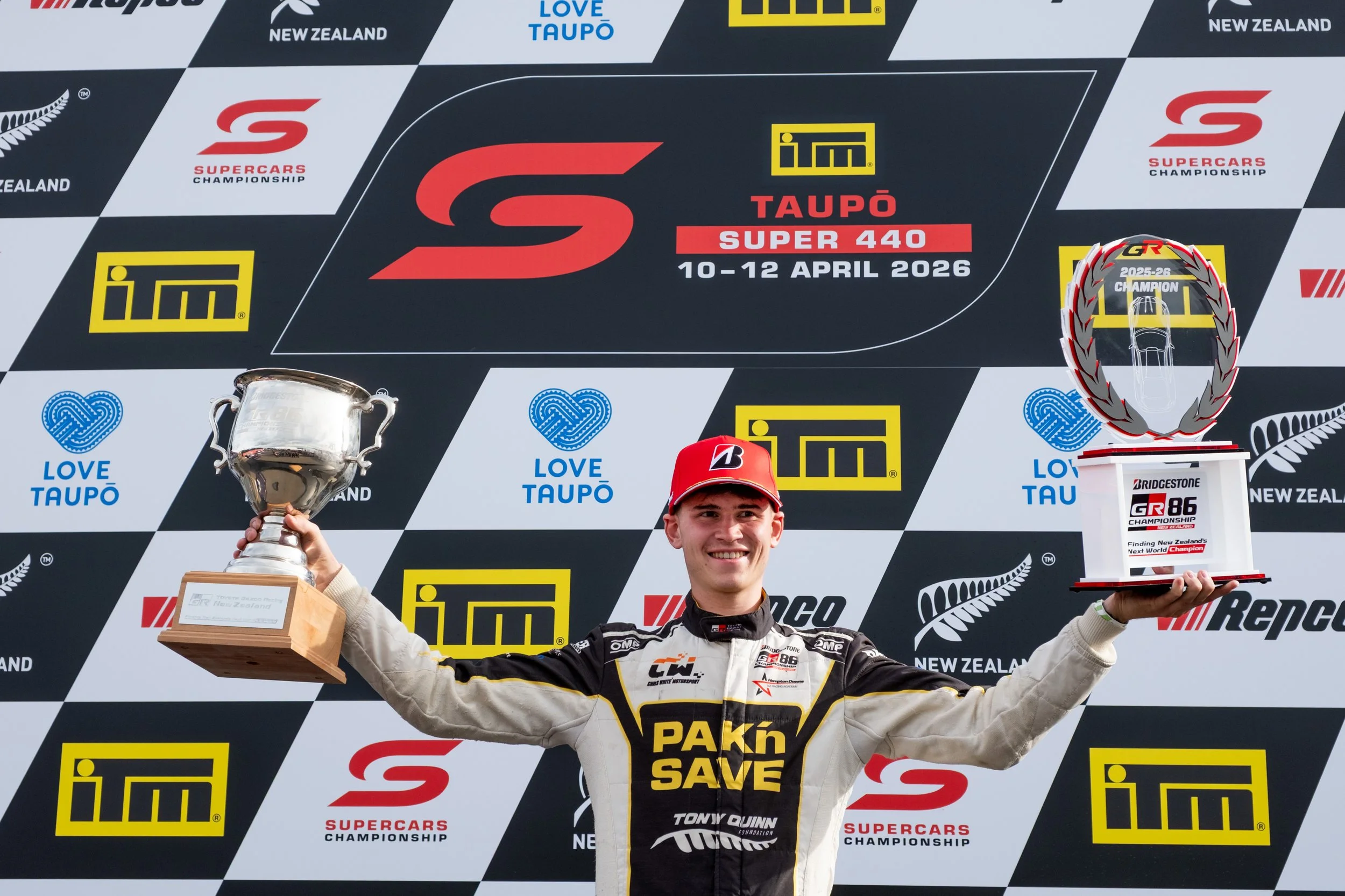 Chris White Crowned Toyota GAZOO Racing NZ GR86 Champion