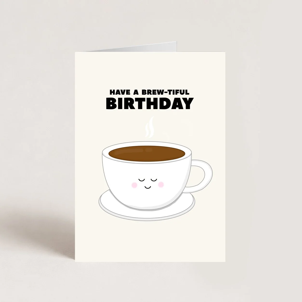 Coffee Birthday Card