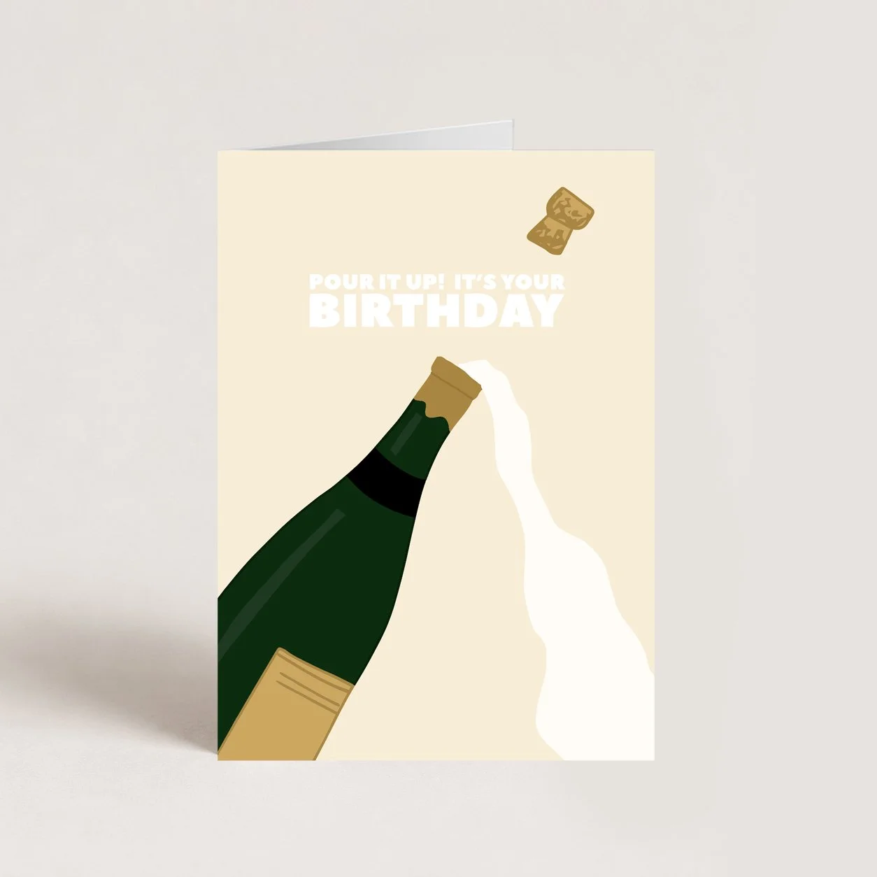 Pour it Up Birthday Card