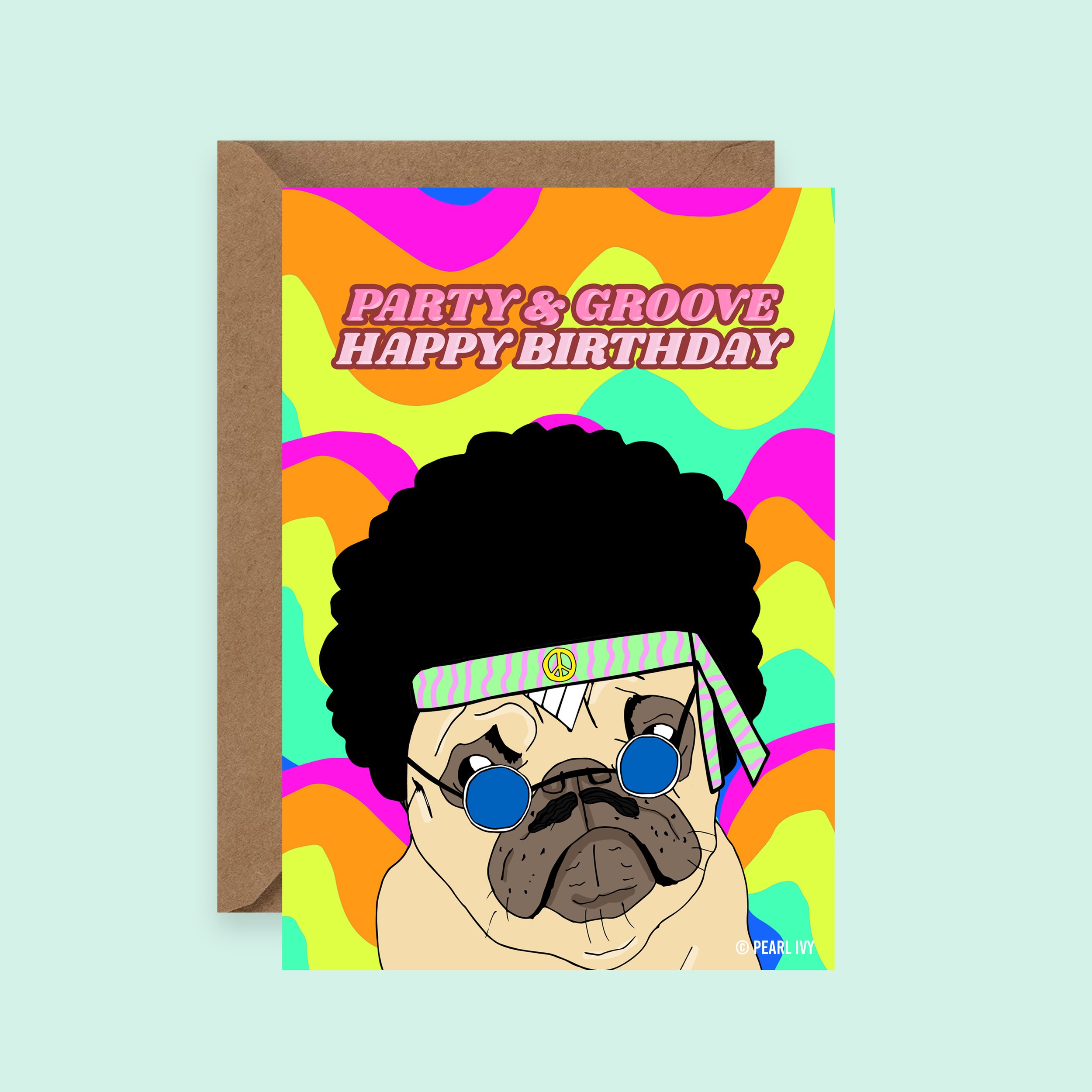 Pug Birthday Card — Pearl Ivy