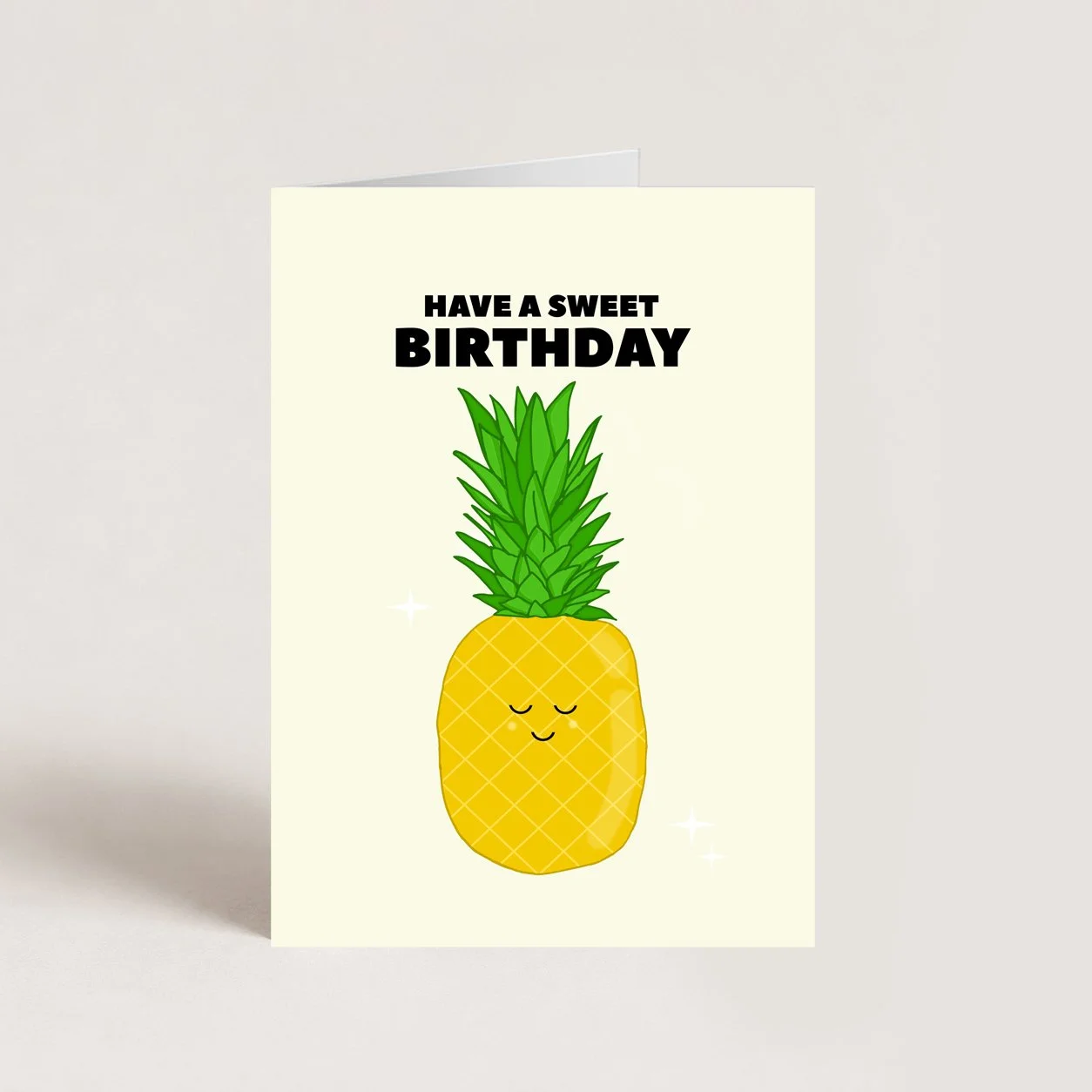 Pineapple Birthday Card