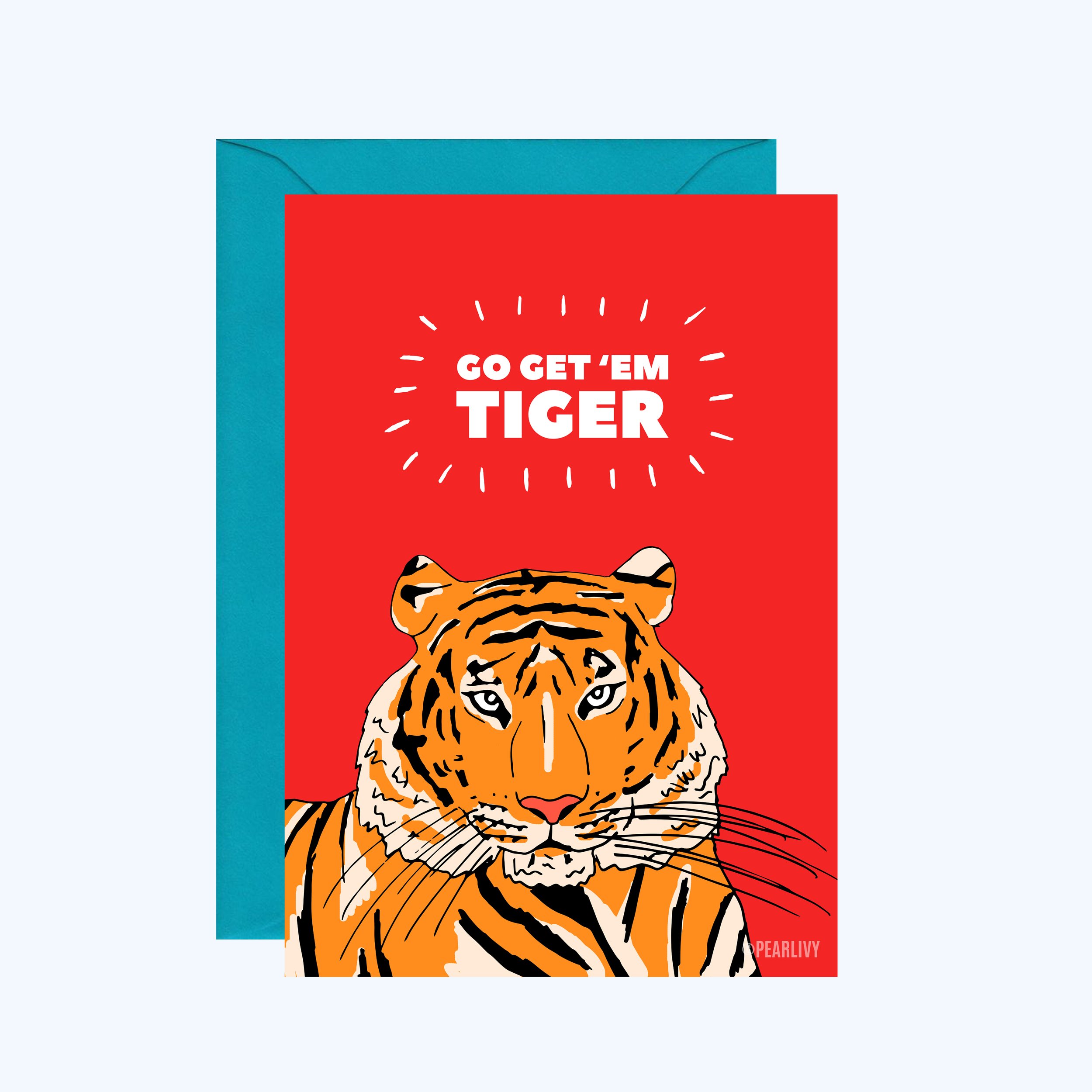 Go Get 'Em Tiger Card
