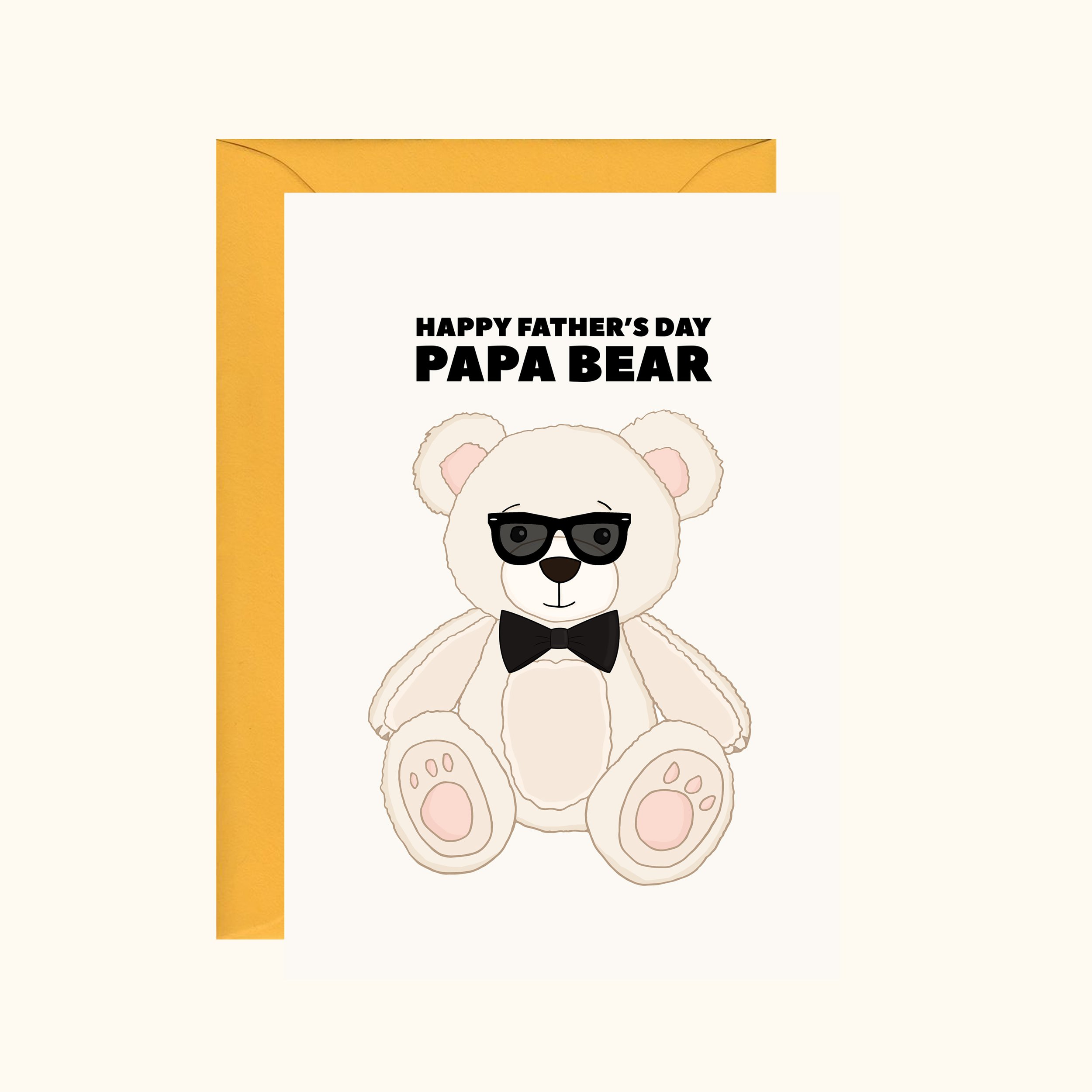 Papa Bear Father's Day Card II