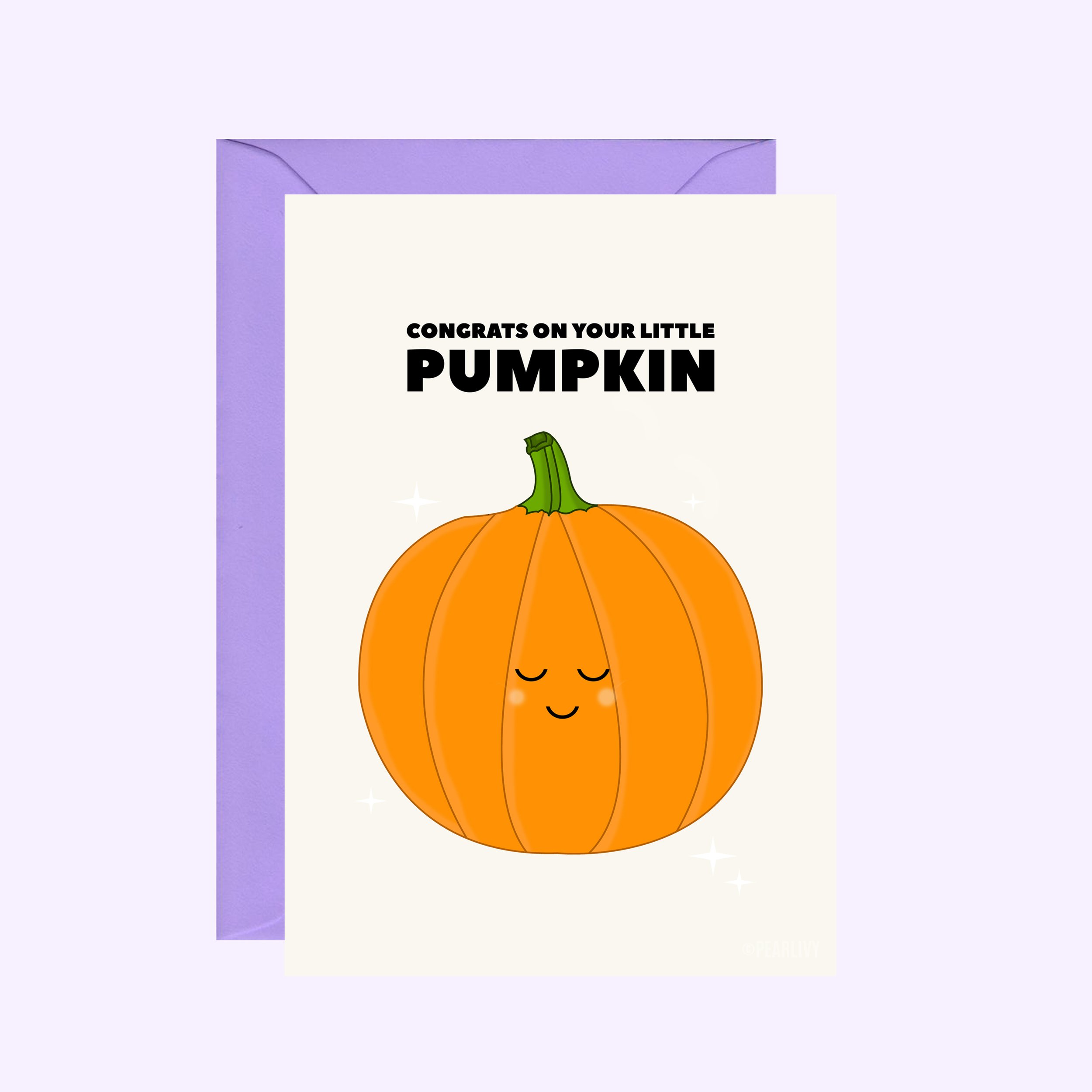 Little Pumpkin Baby Card