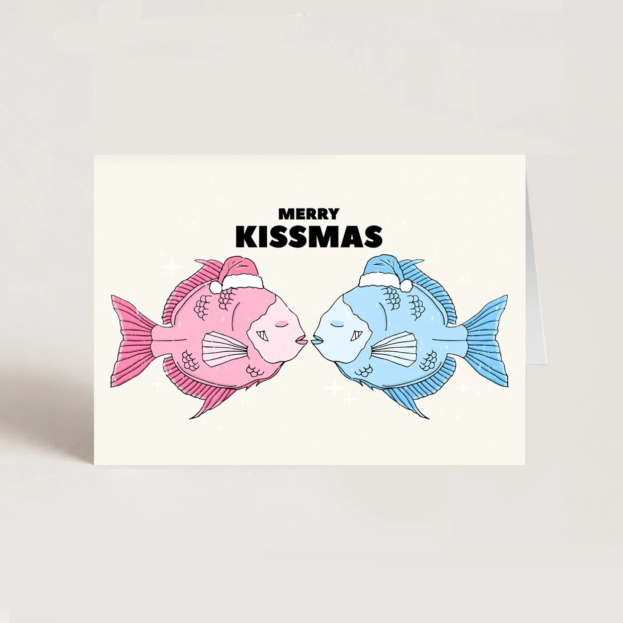 Merry Kissmas Christmas Card