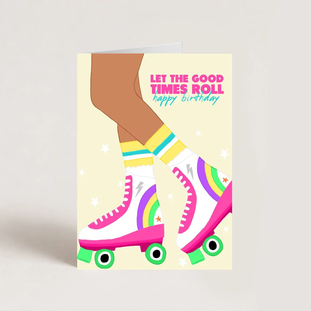 Roller Disco Birthday Card II