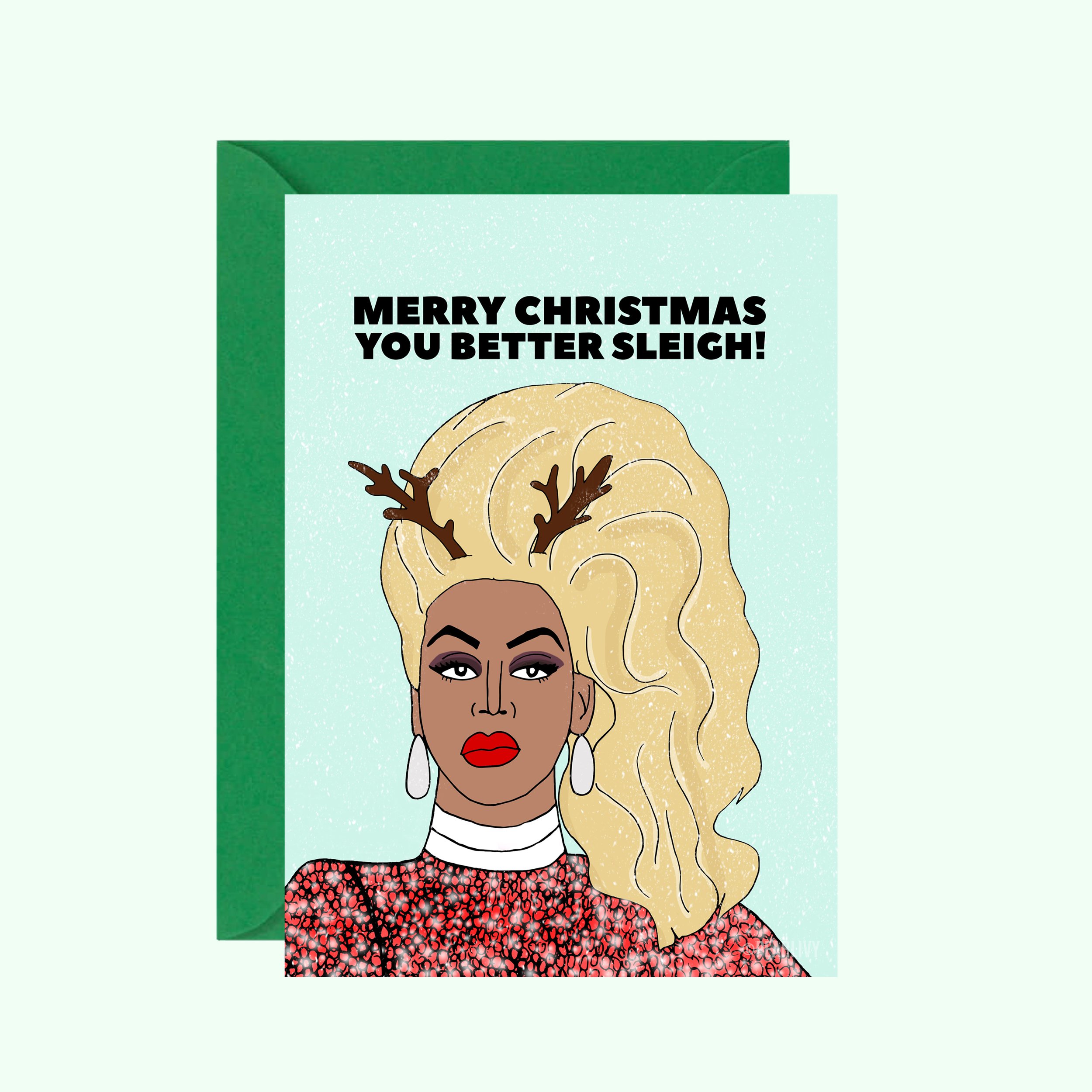 Better Sleigh Christmas Card