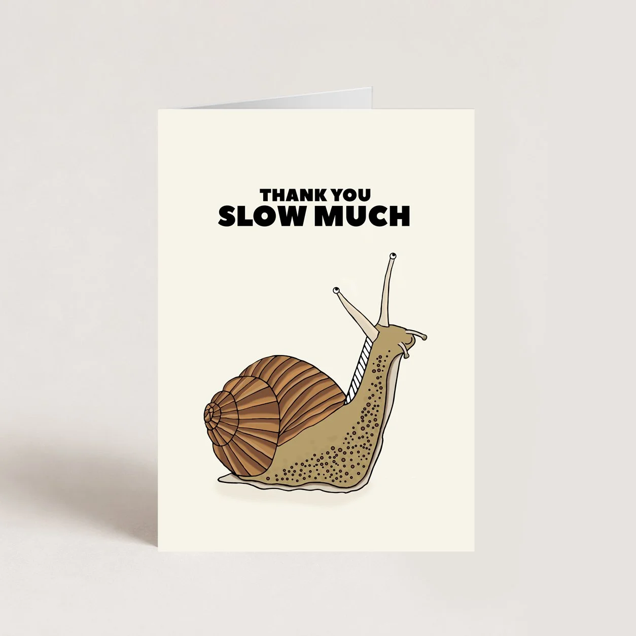 Snail Thank You Card