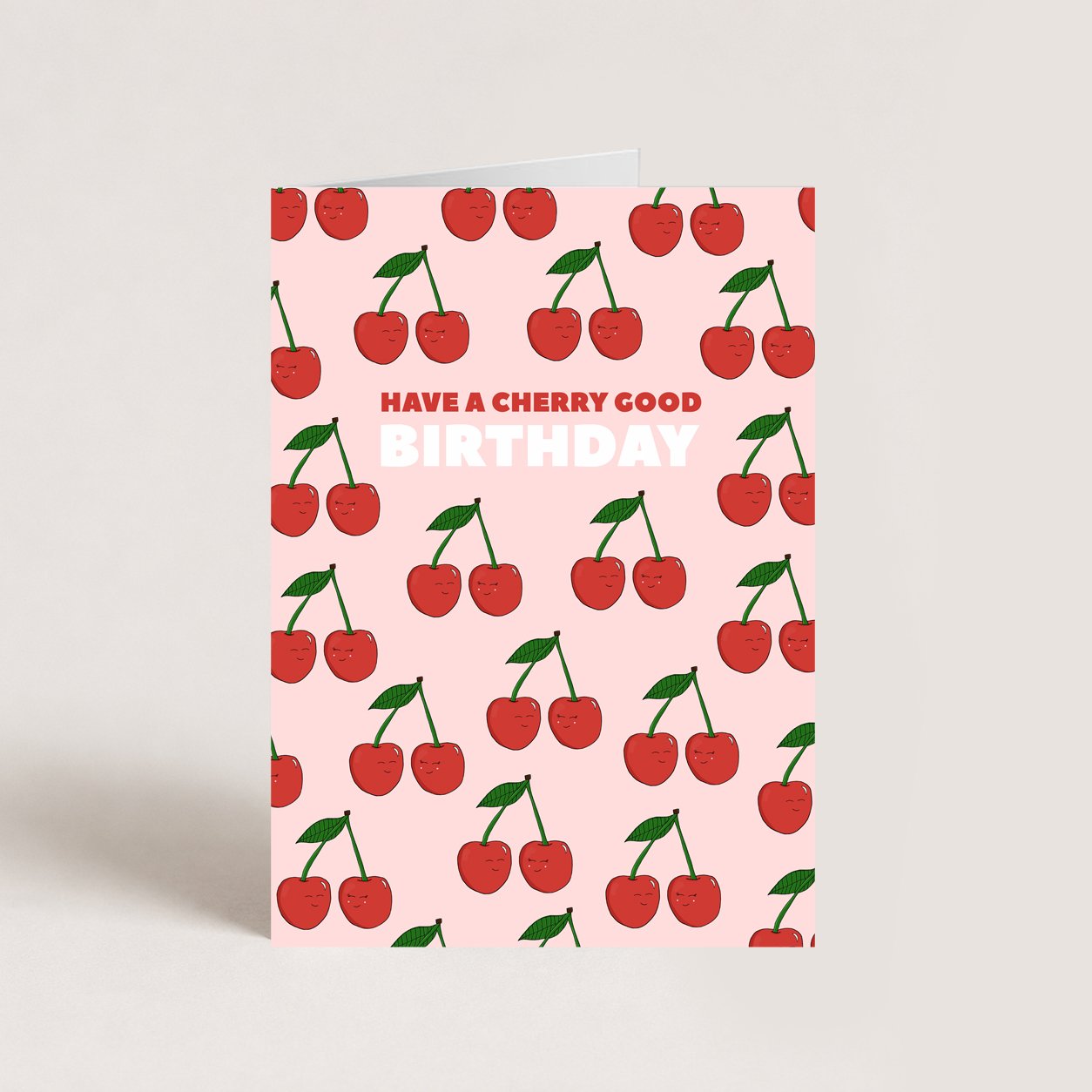 Cherry Birthday Card