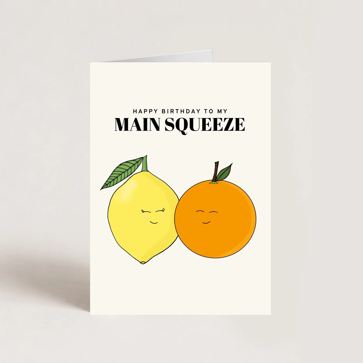 Main Squeeze Birthday Card