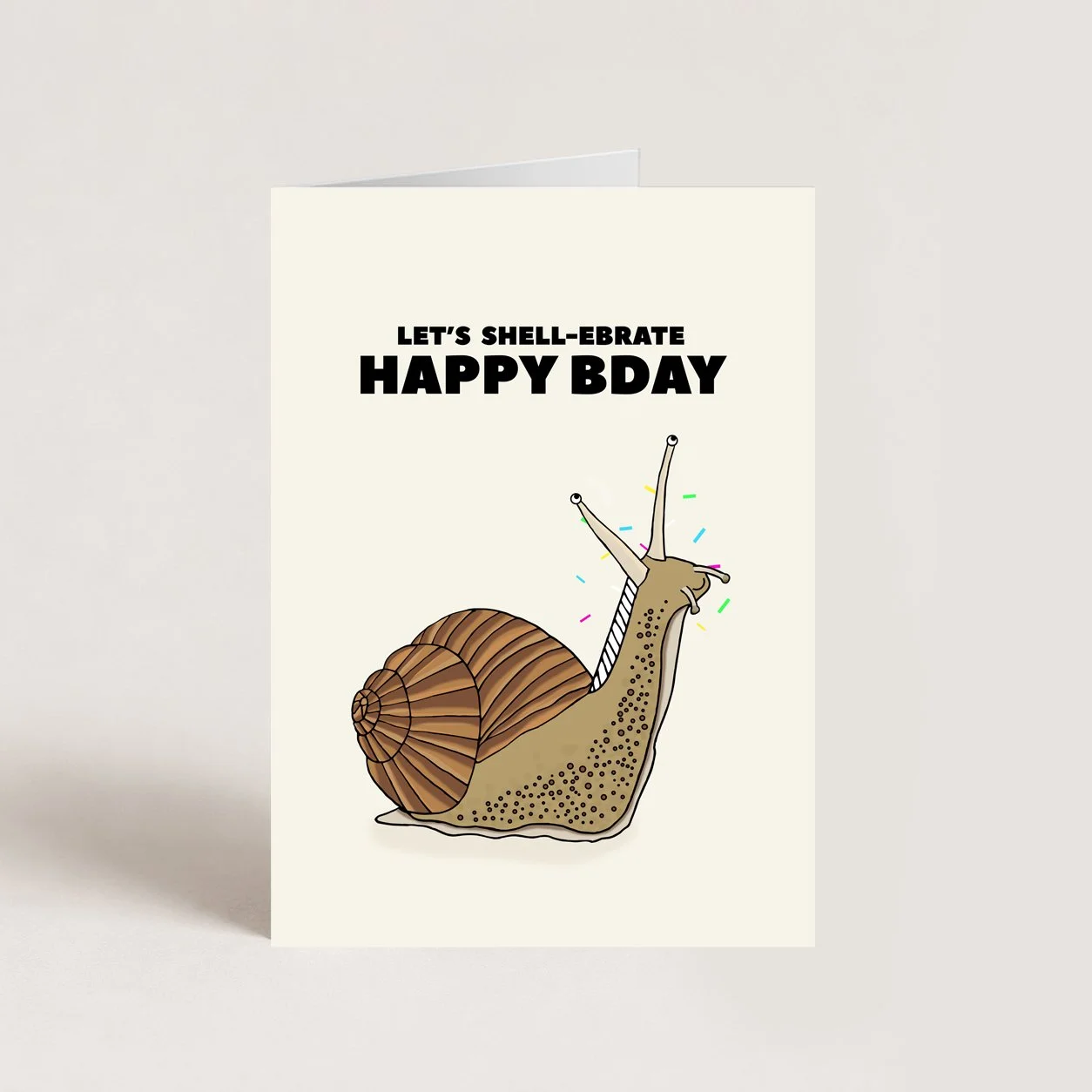 Snail Birthday Card