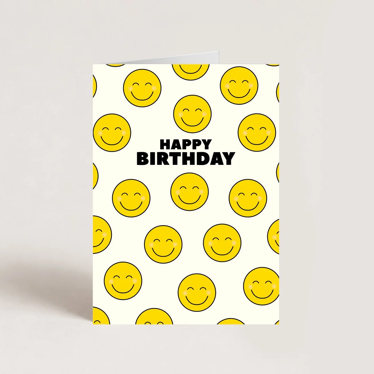 Smiley Face Birthday Card