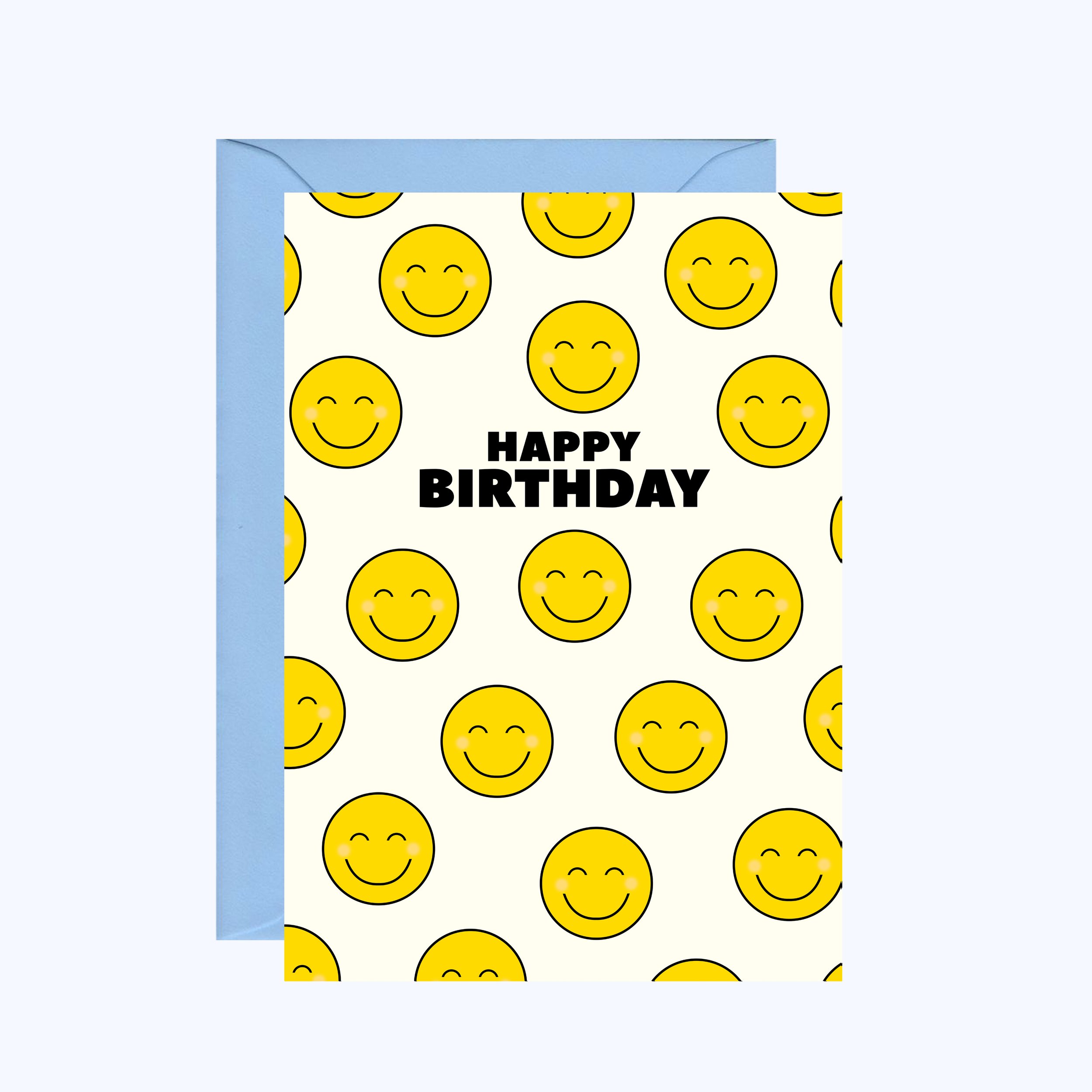 Smiley Face Birthday Card