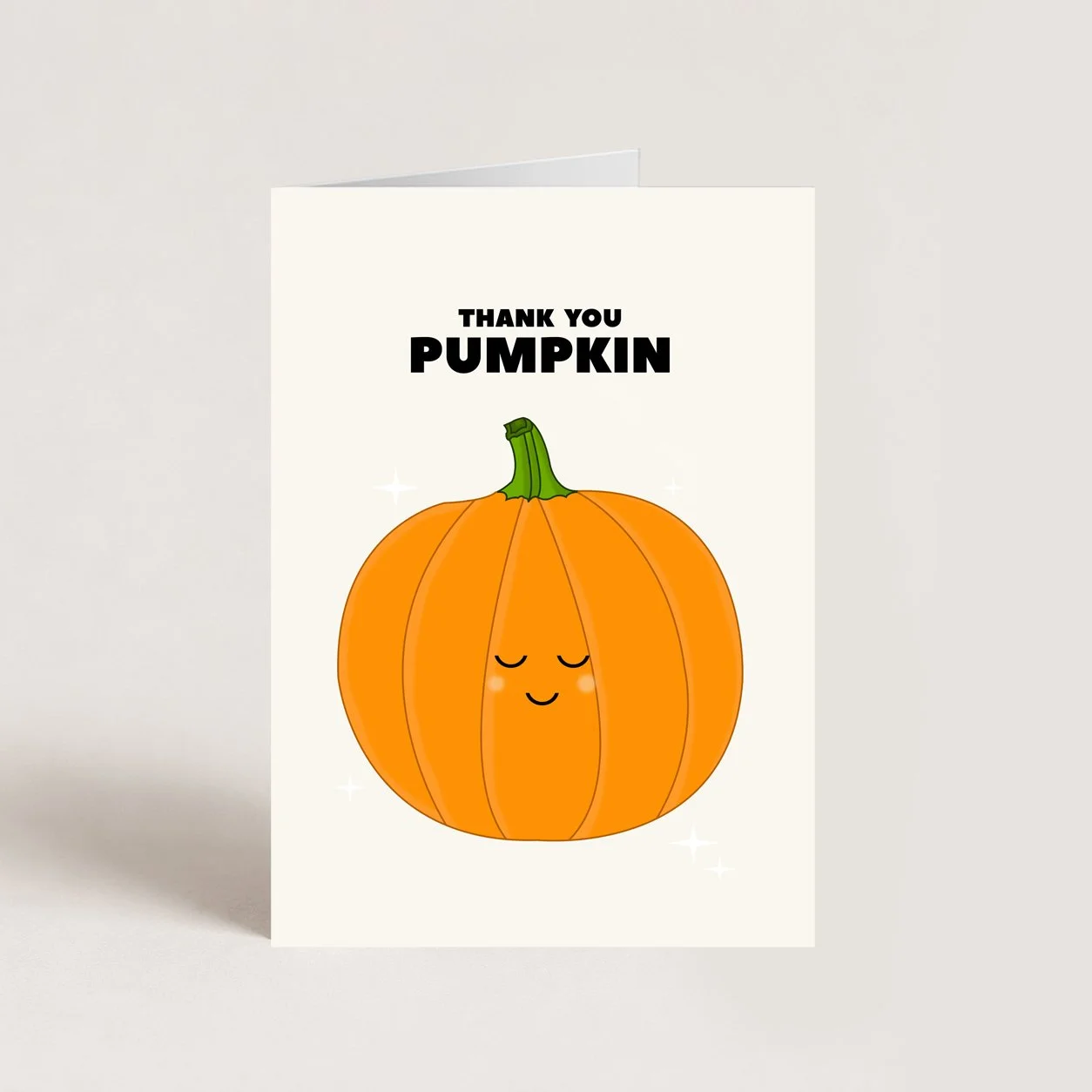 Thank you Pumpkin Card