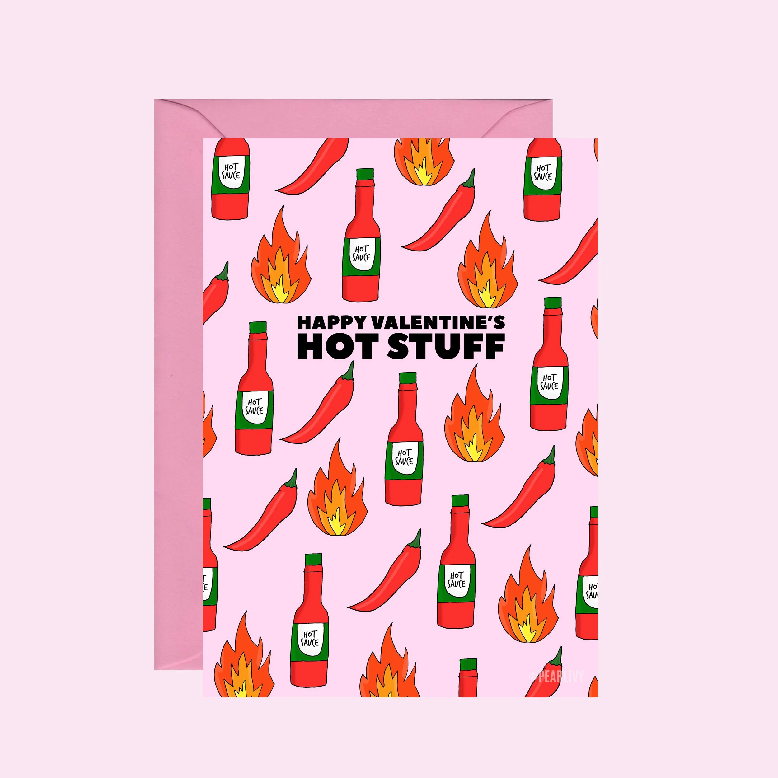 Hot Stuff Valentine's Card