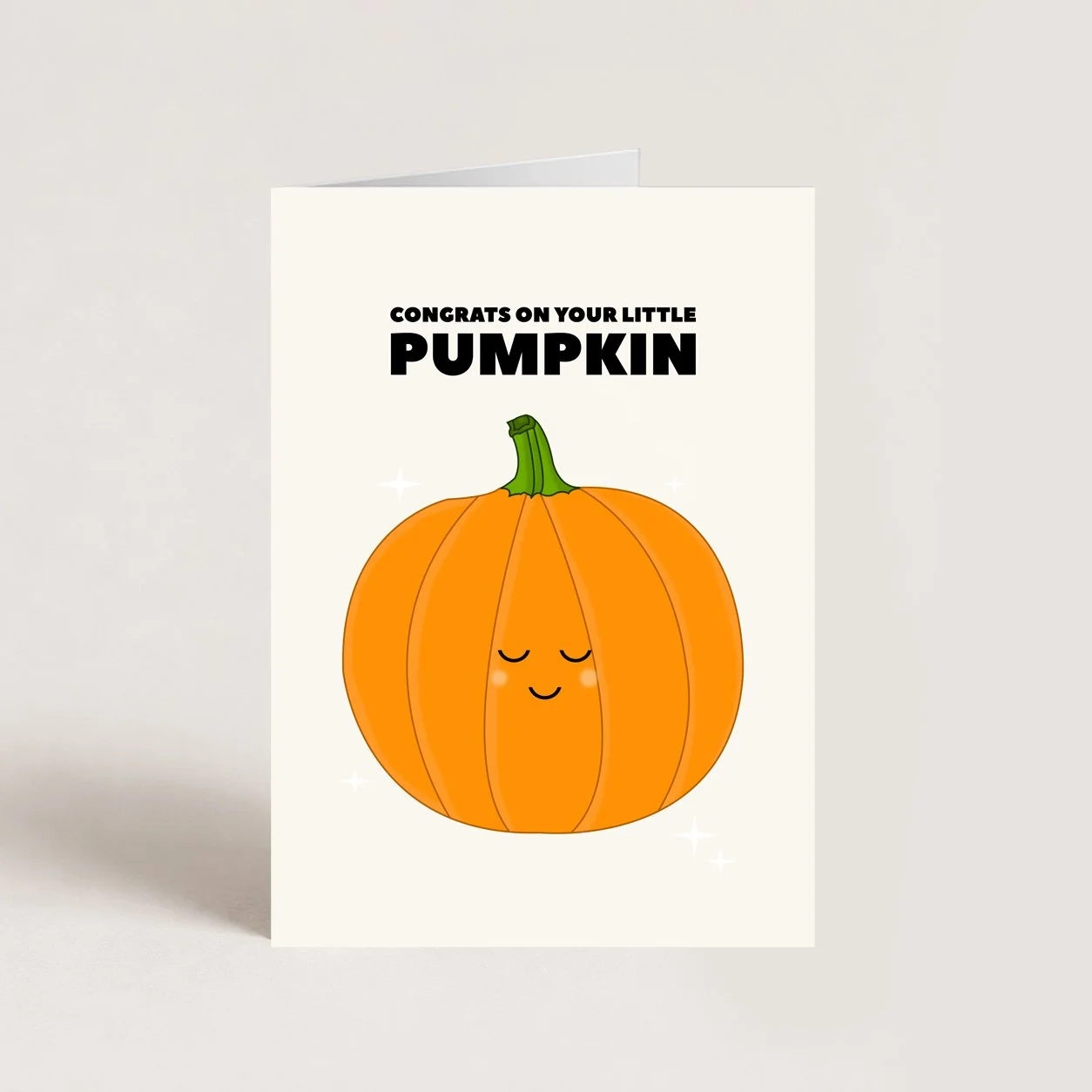 Little Pumpkin Baby Card