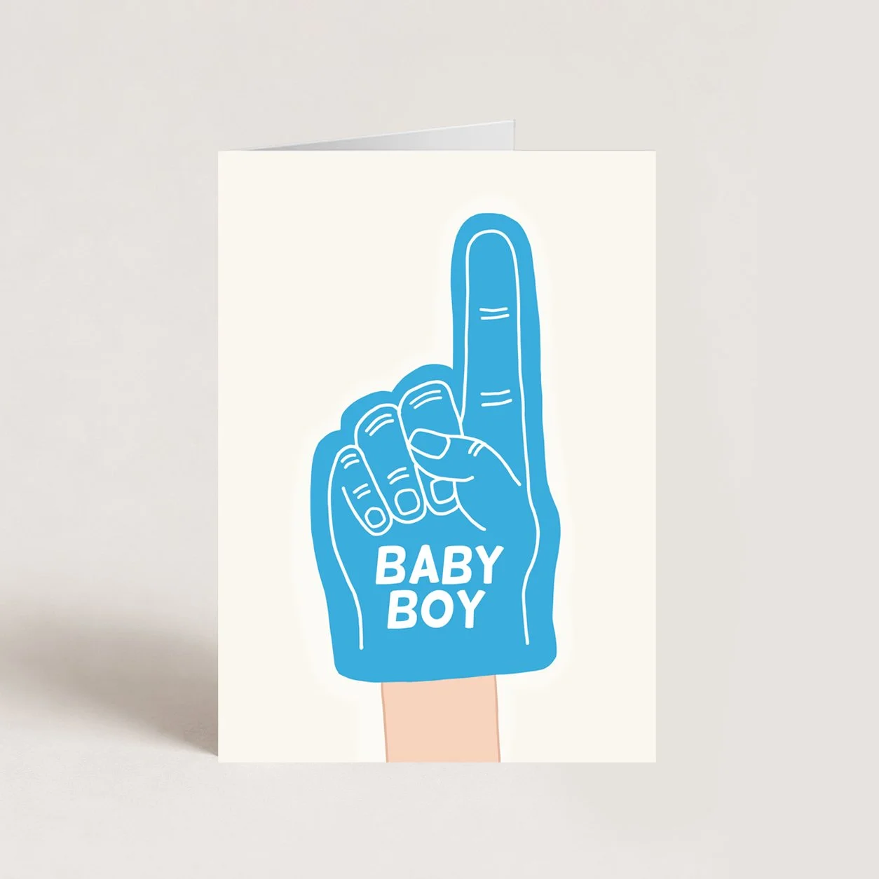 Foam Baby Boy Card