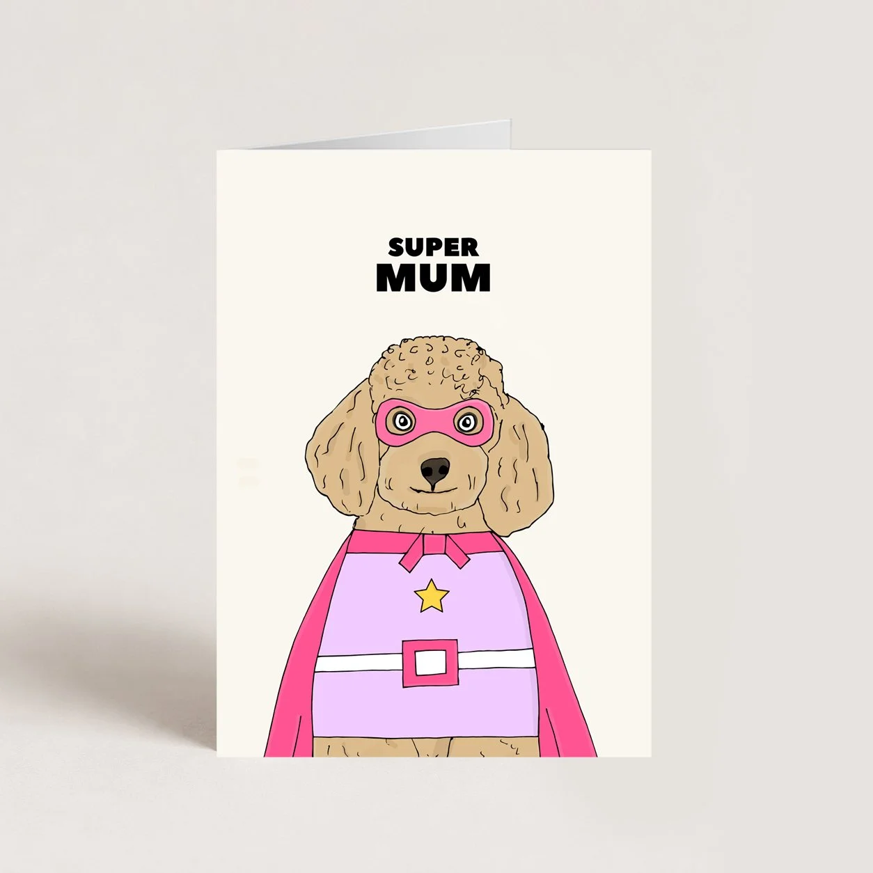 Dog Super Mum Card