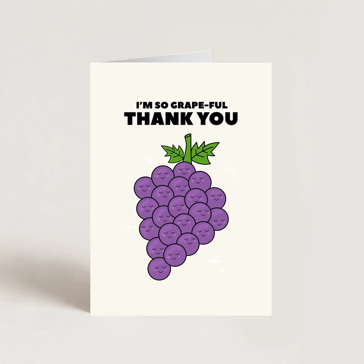 I'm so Grape-ful Thank You Card