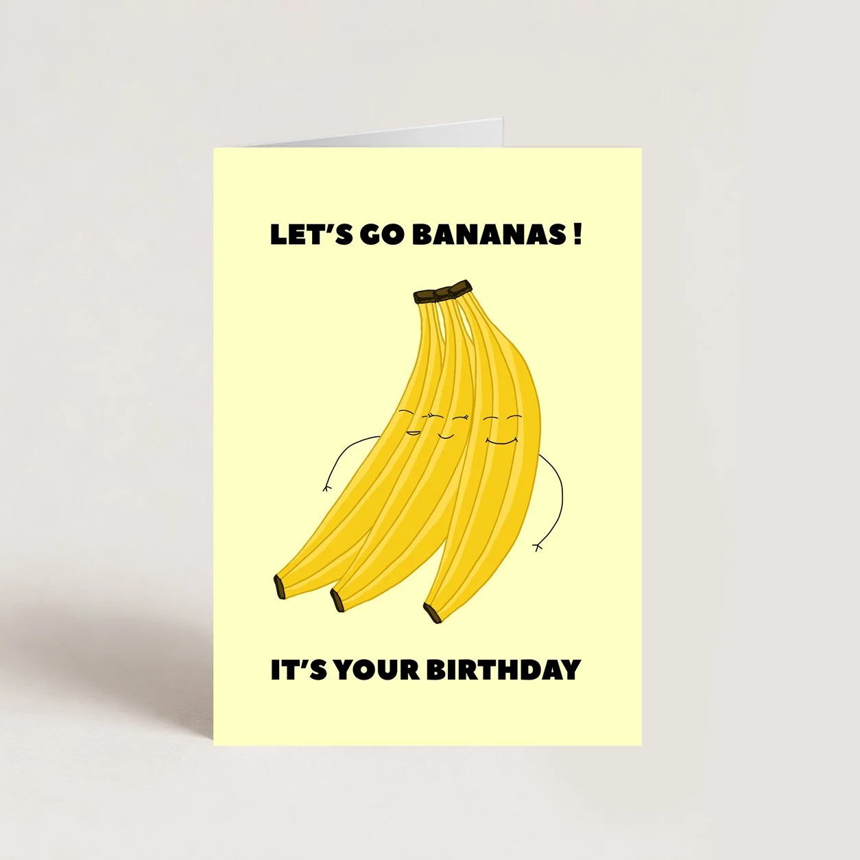 Bananas Birthday Card