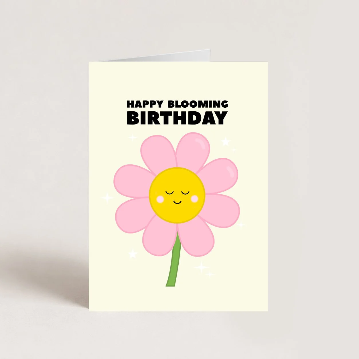Flower Bloom Birthday Card